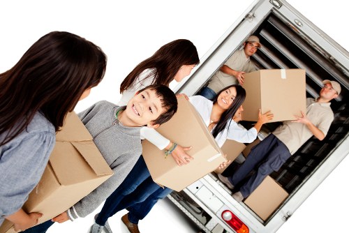 Man and van service helping with a Blackheath residential move