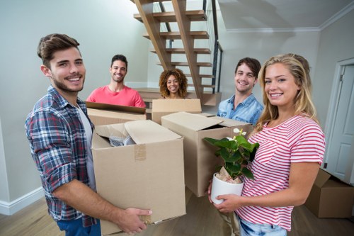 Moving team supporting a residential removal in Blackheath