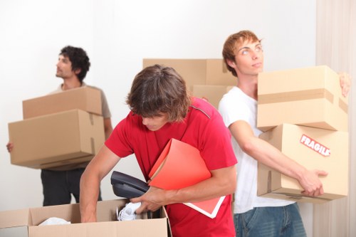 Local moving van supporting a flat move near Blackheath