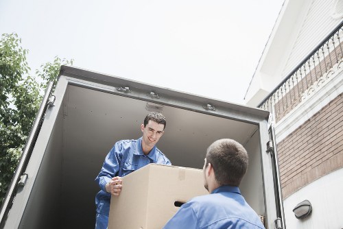 Local removal van assisting with a move in Blackheath
